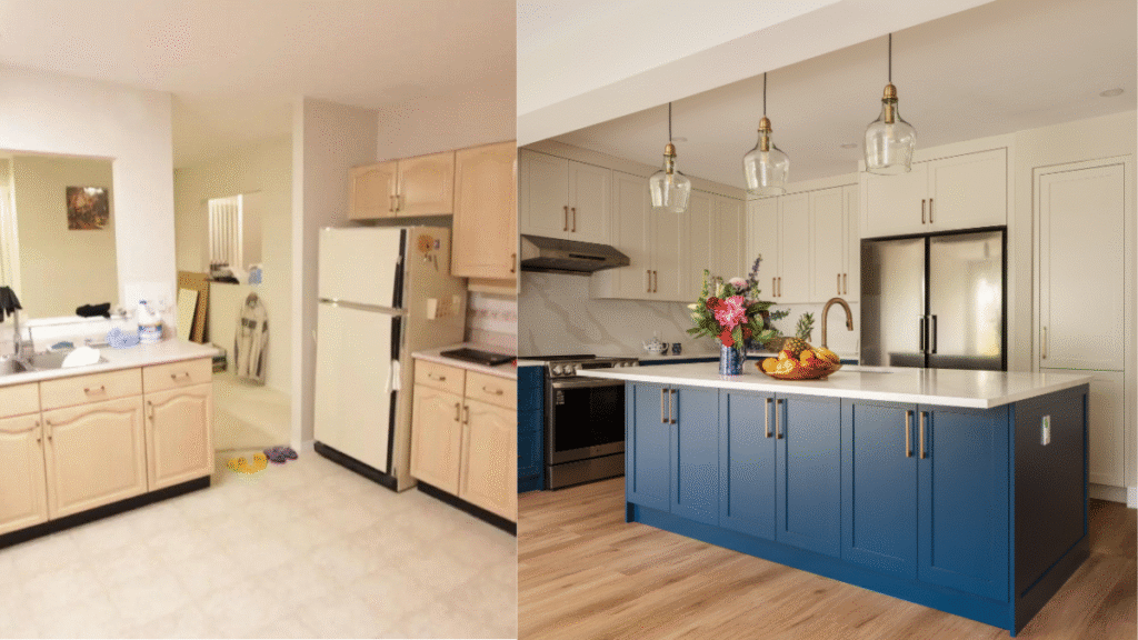 Kitchen before and after photos by iForest